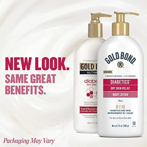 Gold Bond Diabetics' Dry Skin Relief Body Lotion 380ml (13 Fl Oz) | Dermatologist Tested for Dry Skin thumbnail 2
