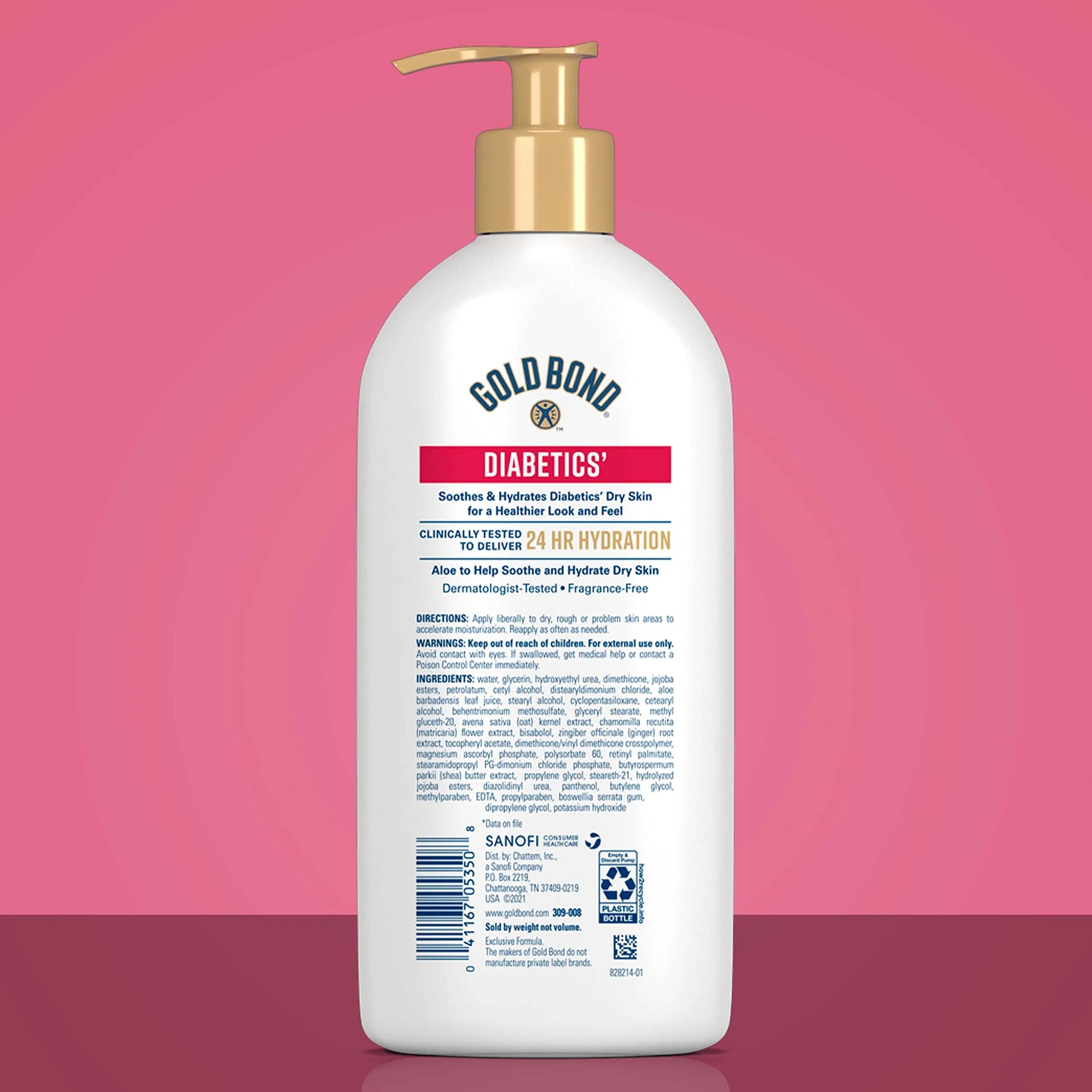 Gold Bond Diabetics' Dry Skin Relief Body Lotion 380ml (13 Fl Oz) | Dermatologist Tested for Dry Skin - view 3