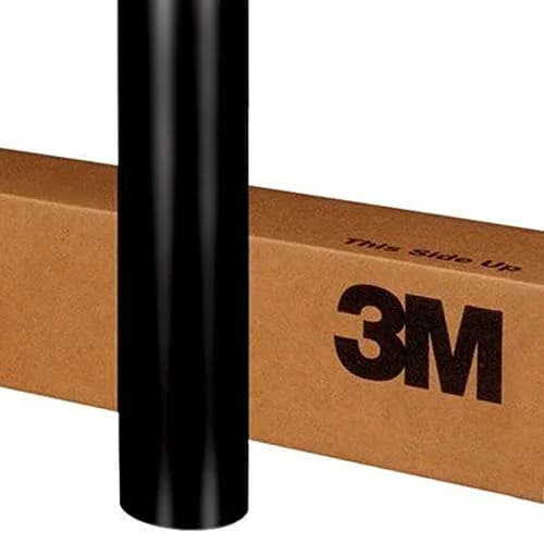 3M 2080 S12 Satin Black 5ft x 3ft | Premium Satin Car Wrap Vinyl Film thumbnail 1