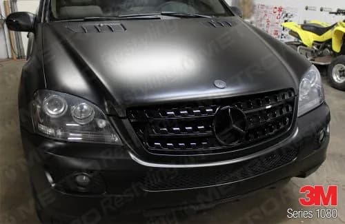3M 2080 S12 Satin Black 5ft x 3ft | Premium Satin Car Wrap Vinyl Film thumbnail 4