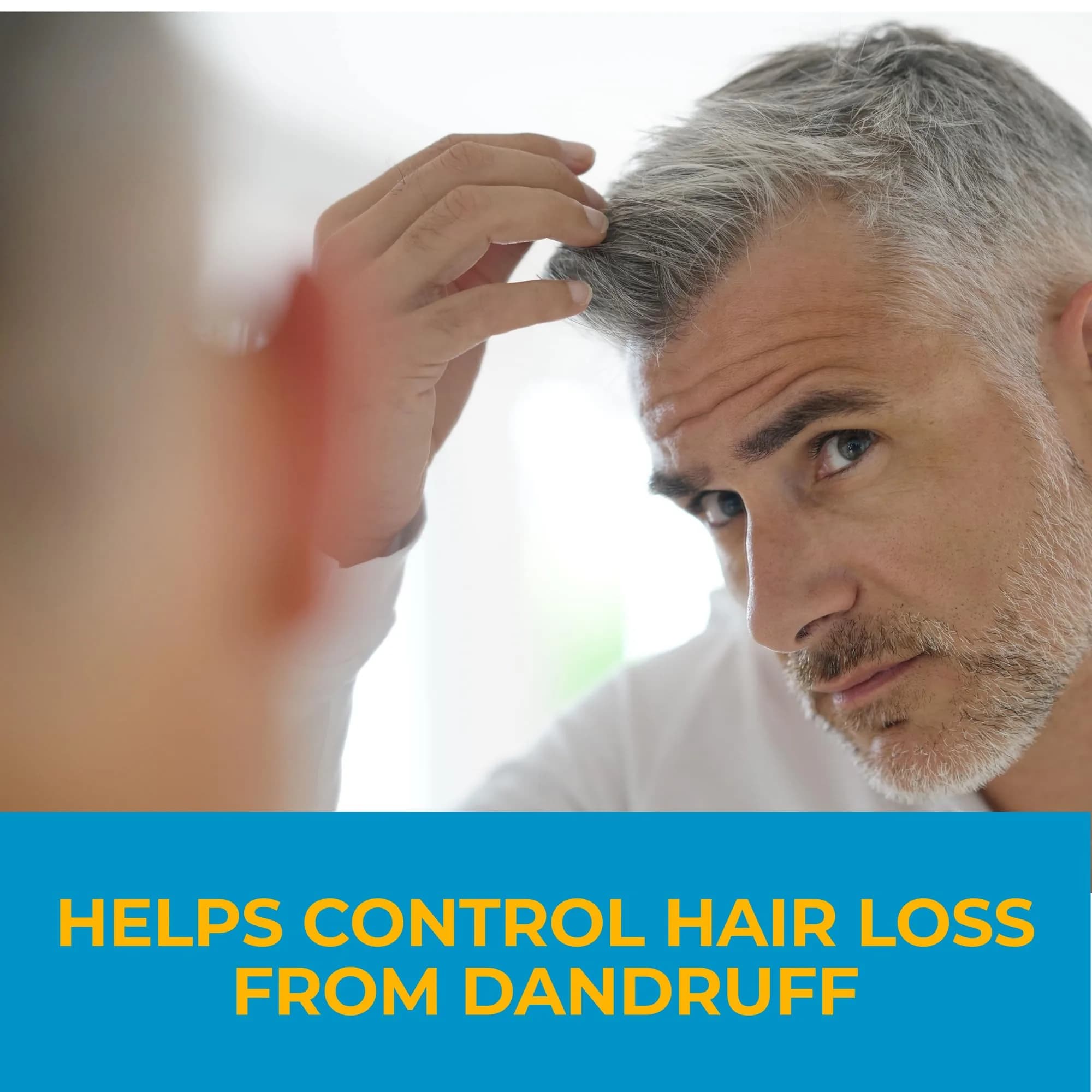 Nizoral Anti-Dandruff Shampoo with 1% Ketoconazole, 200ml (7 Fl Oz) | Controls Scalp Fungus - view 6
