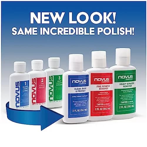 Novus Plastic Restorer Kit (3-in-1) - 64 Ounce Bottles - Clean, Shine & Scratch Remover - view 2