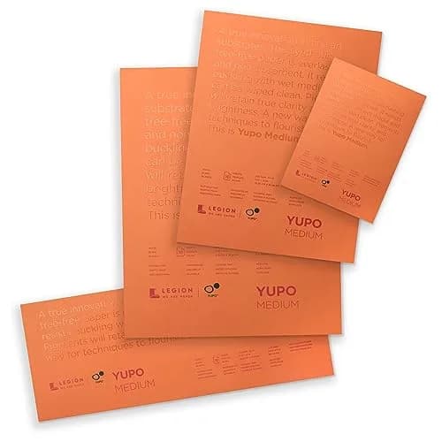 Legion Yupo Synthetic Paper Pad 5" x 7" (12.7 x 17.8 cm) | 10 Sheets Bright White thumbnail 6