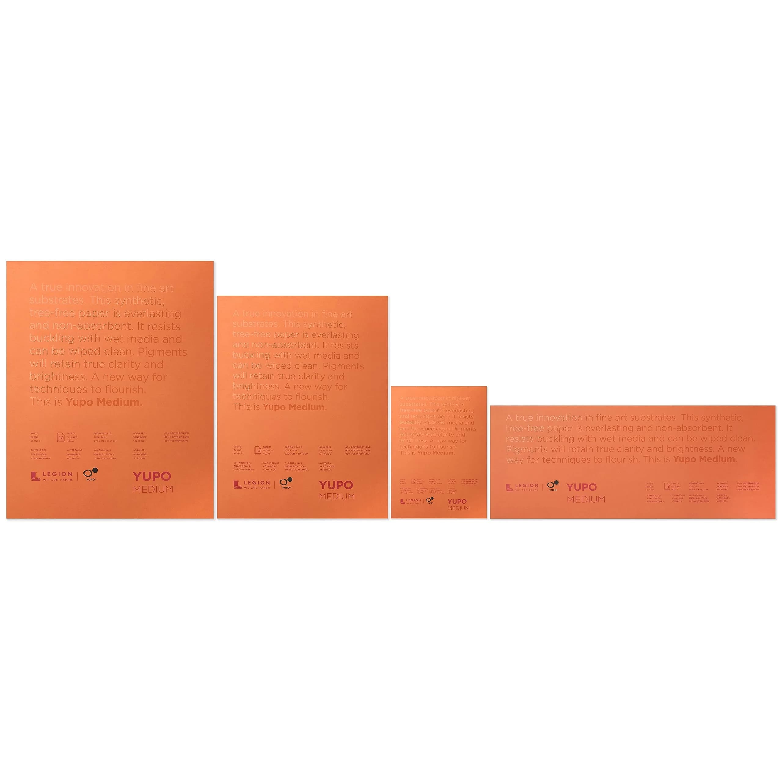 Legion Yupo Synthetic Paper Pad 5" x 7" (12.7 x 17.8 cm) | 10 Sheets Bright White - view 7