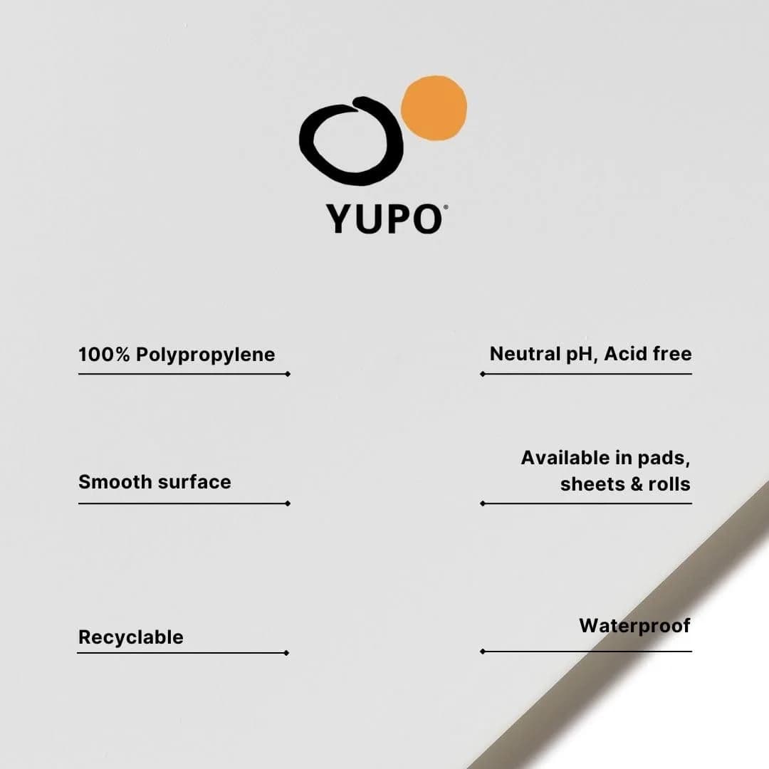 Legion Yupo Synthetic Paper Pad 5" x 7" (12.7 x 17.8 cm) | 10 Sheets Bright White - view 3