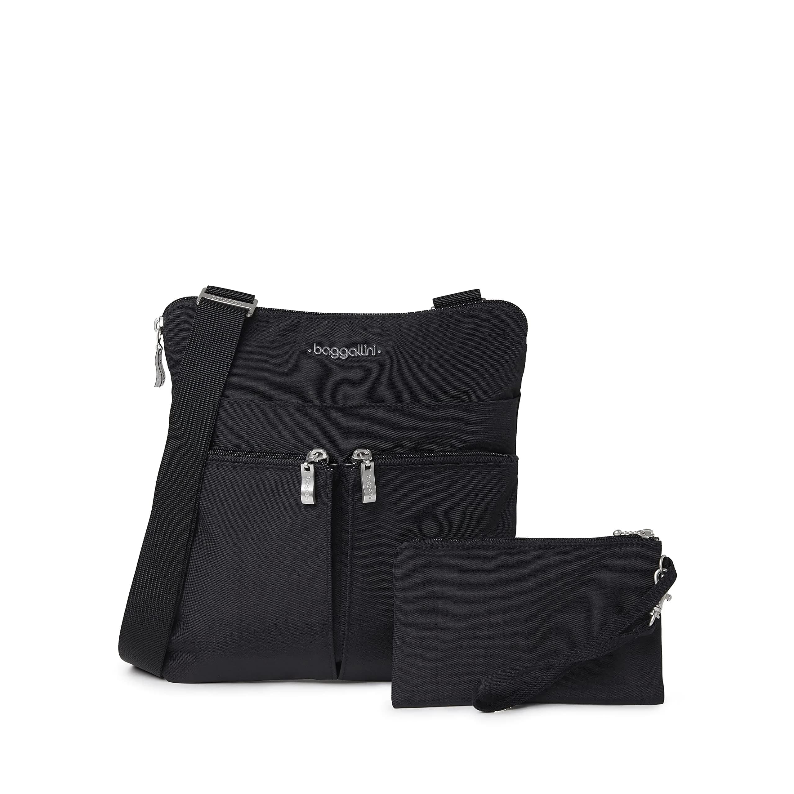 Baggallini Women's Horizon Crossbody Bag 10x10.5" Nylon Water-Resistant | Stylish & Lightweight