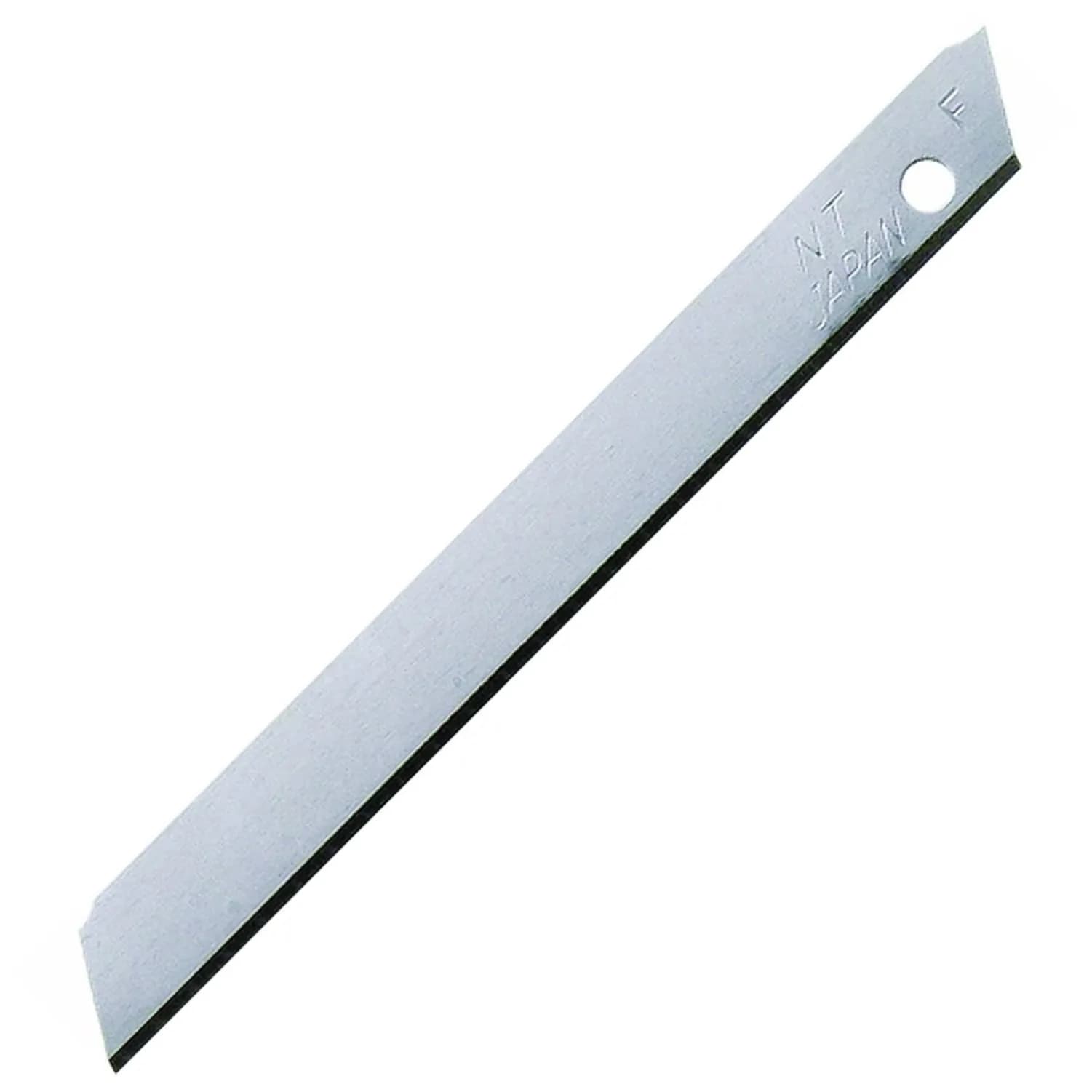NT Cutter 9mm Solid Blades without Snap-Off Lines, 400-Blade Pack, 3.15 inches (80 mm) | Professional Carbon Tool Steel — 400 Blades