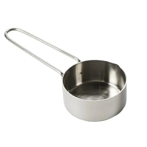 American Metalcraft 1/4 Stainless Steel Measuring Cup (7.4ml / 0.25 Fl Oz) | Precise Baking & Cooking thumbnail 1