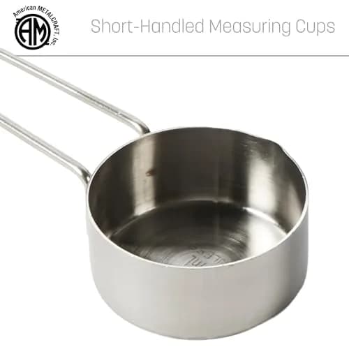 American Metalcraft 1/4 Stainless Steel Measuring Cup (7.4ml / 0.25 Fl Oz) | Precise Baking & Cooking thumbnail 5