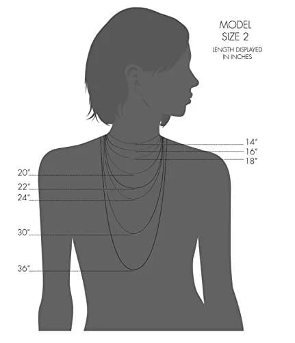 Kooljewelry 10k White Gold Rope Chain Necklace 45cm (18 Inches) | Elegant Dainty Everyday Style thumbnail 6