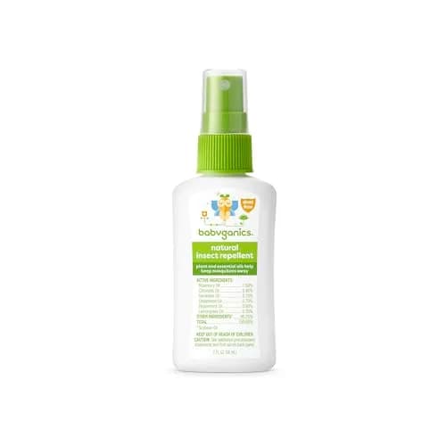 Babyganics Insect Spray 2 Fl Oz (59 ml) | Natural Plant & Essential Oils, Dermatologist Tested thumbnail 1