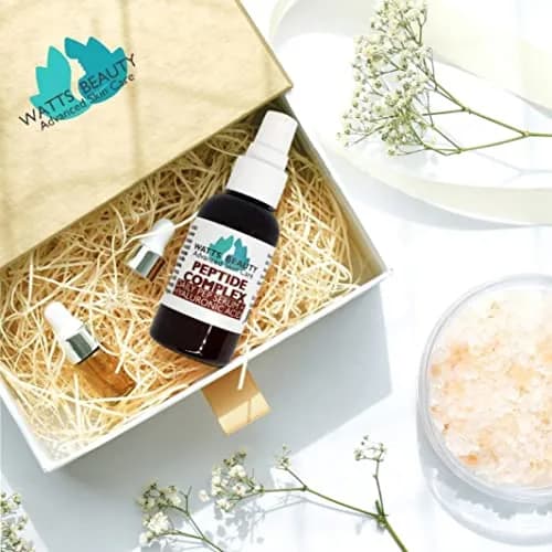 Watts Beauty Multi-Peptide Face Serum 4 oz | Soft Lines & Skin Bounce, All Skin Types thumbnail 4