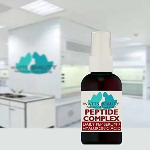 Watts Beauty Multi-Peptide Face Serum 4 oz | Soft Lines & Skin Bounce, All Skin Types thumbnail 5