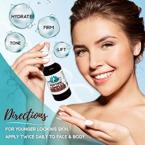 Watts Beauty Multi-Peptide Face Serum 4 oz | Soft Lines & Skin Bounce, All Skin Types thumbnail 2