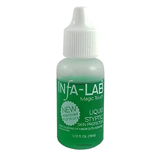 Infalab Magic Touch Liquid Styptic Skin Protector 0.5 Fl Oz | Stops Bleeding Instantly thumbnail 1