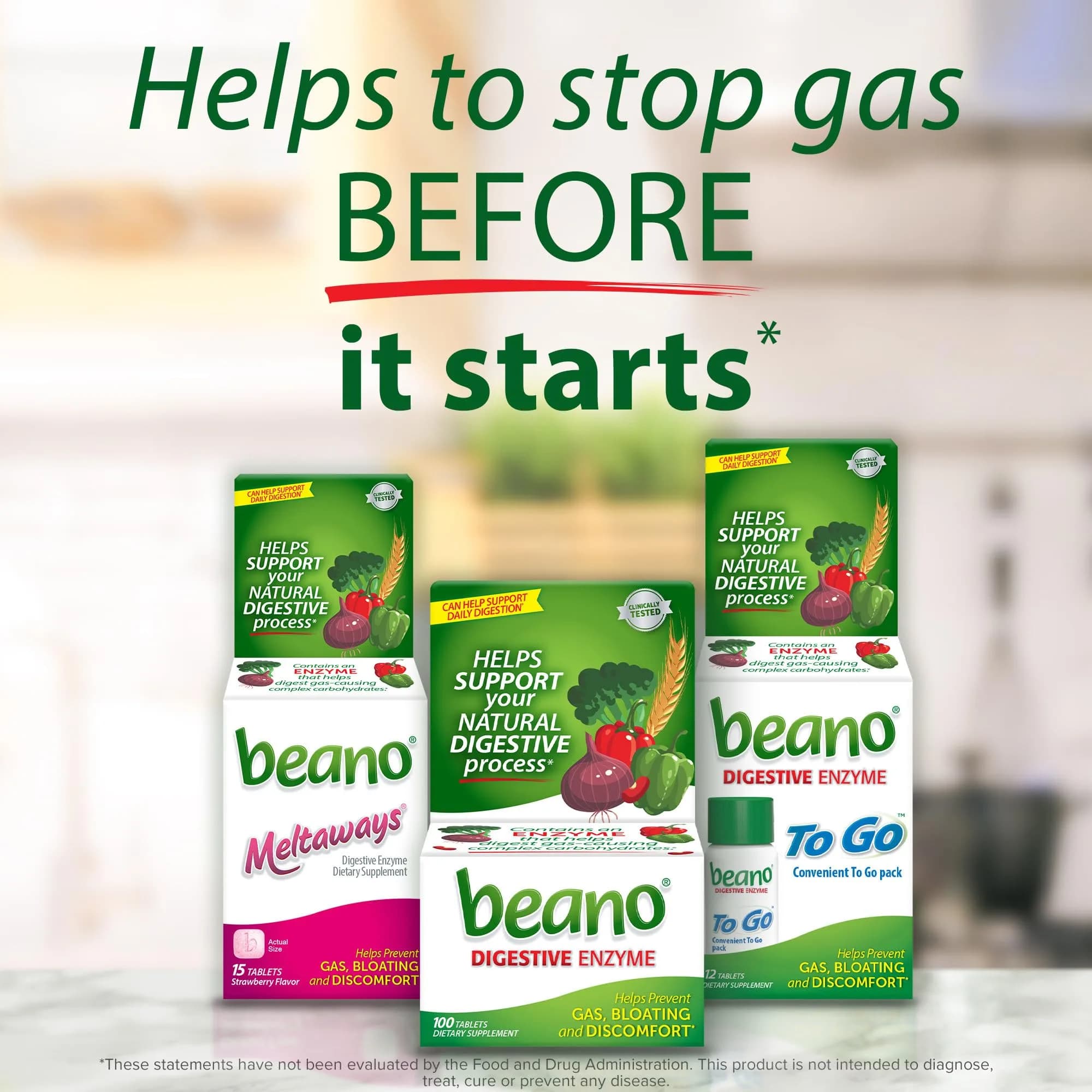 Beano Digestive Enzyme Tablets 100 Count | Helps Prevent Gas & Bloating - view 5