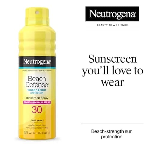 Neutrogena Beach Defense Sunscreen Spray SPF 30 184g (6.5 oz) | Broad Spectrum UVA/UVB Protection thumbnail 2