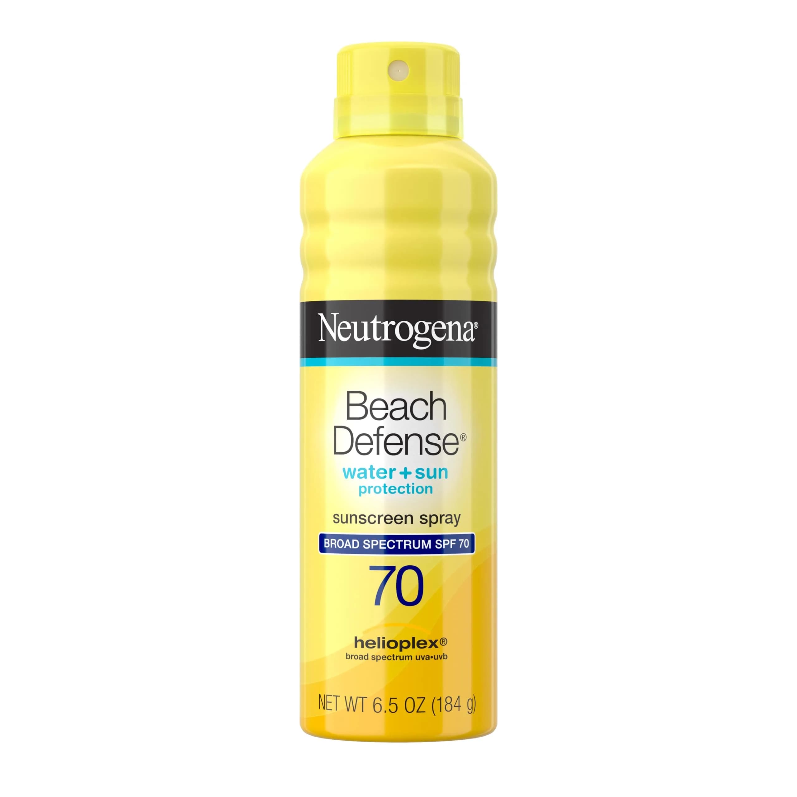 Neutrogena Beach Defense Sunscreen Spray SPF 70, 6.5 oz | Lightweight Beach-Strength Protection - main product image