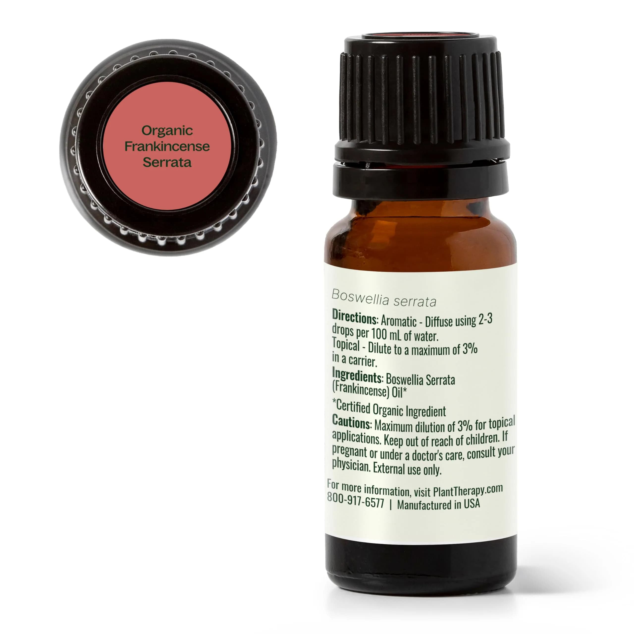 Plant Therapy Organic Frankincense Serrata Essential Oil 10 mL | USDA Certified Organic, Non-GMO - view 8