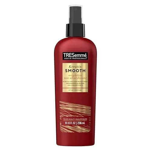 TRESemmé Heat Protection Spray, Keratin Smooth 235ml (8 Fl Oz) | Shields Hair from Heat Up to 450°F thumbnail 1