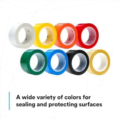 3M Vinyl Tape 471, 7.62 cm x 32.92 m Blue | Durable Floor & Safety Marking Tape thumbnail 2