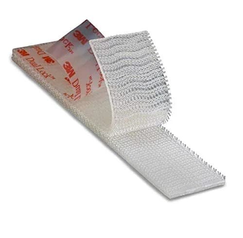 3M Dual Lock Reclosable Fastener SJ3560 Clear 1 inch x 10 ft Roll | Heavy Duty Adhesive Interlocking Tape for Indoor/Outdoor Mounting thumbnail 5
