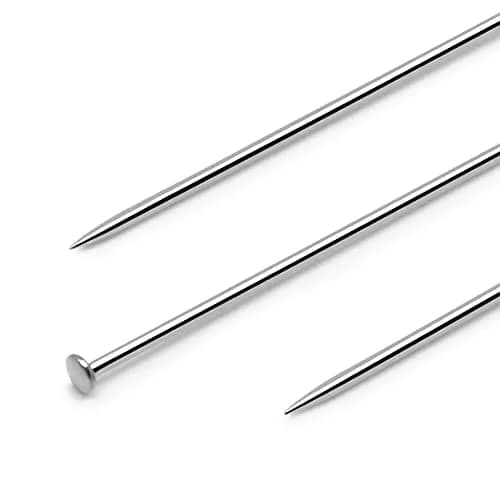 Dritz Dressmaker Pins 1-1/16-Inch | 750-Count Nickel-Plated Steel for Medium Fabrics thumbnail 2