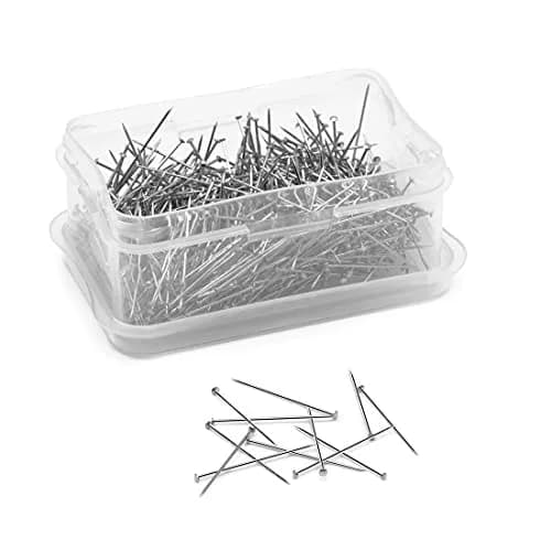 Dritz Dressmaker Pins 1-1/16-Inch | 750-Count Nickel-Plated Steel for Medium Fabrics thumbnail 3