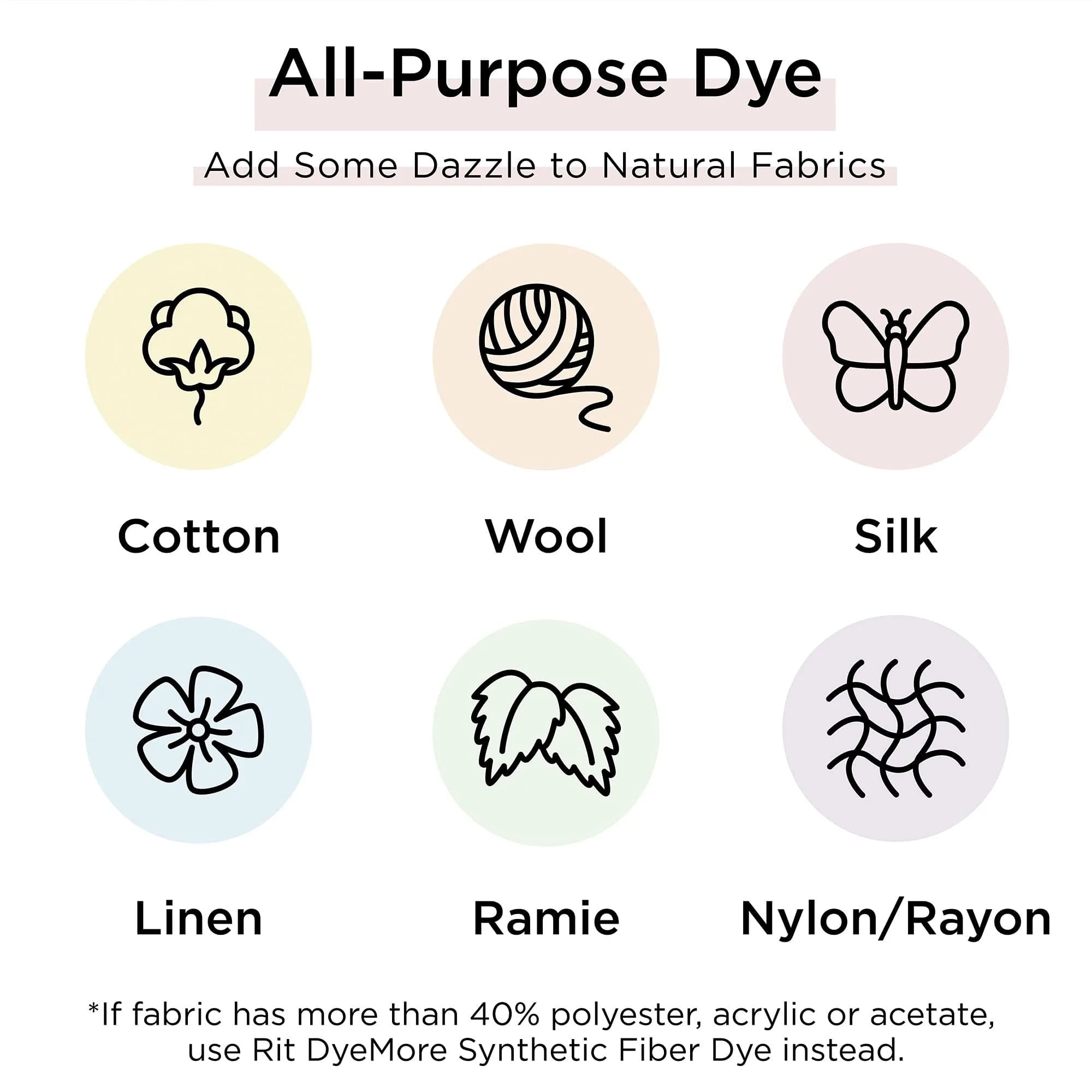 Rit All-Purpose Liquid Fabric Dye, Taupe 237ml (8 Fl Oz) | Concentrated Formula for Cotton, Linen, Silk, Wool, Rayon, Nylon - view 3