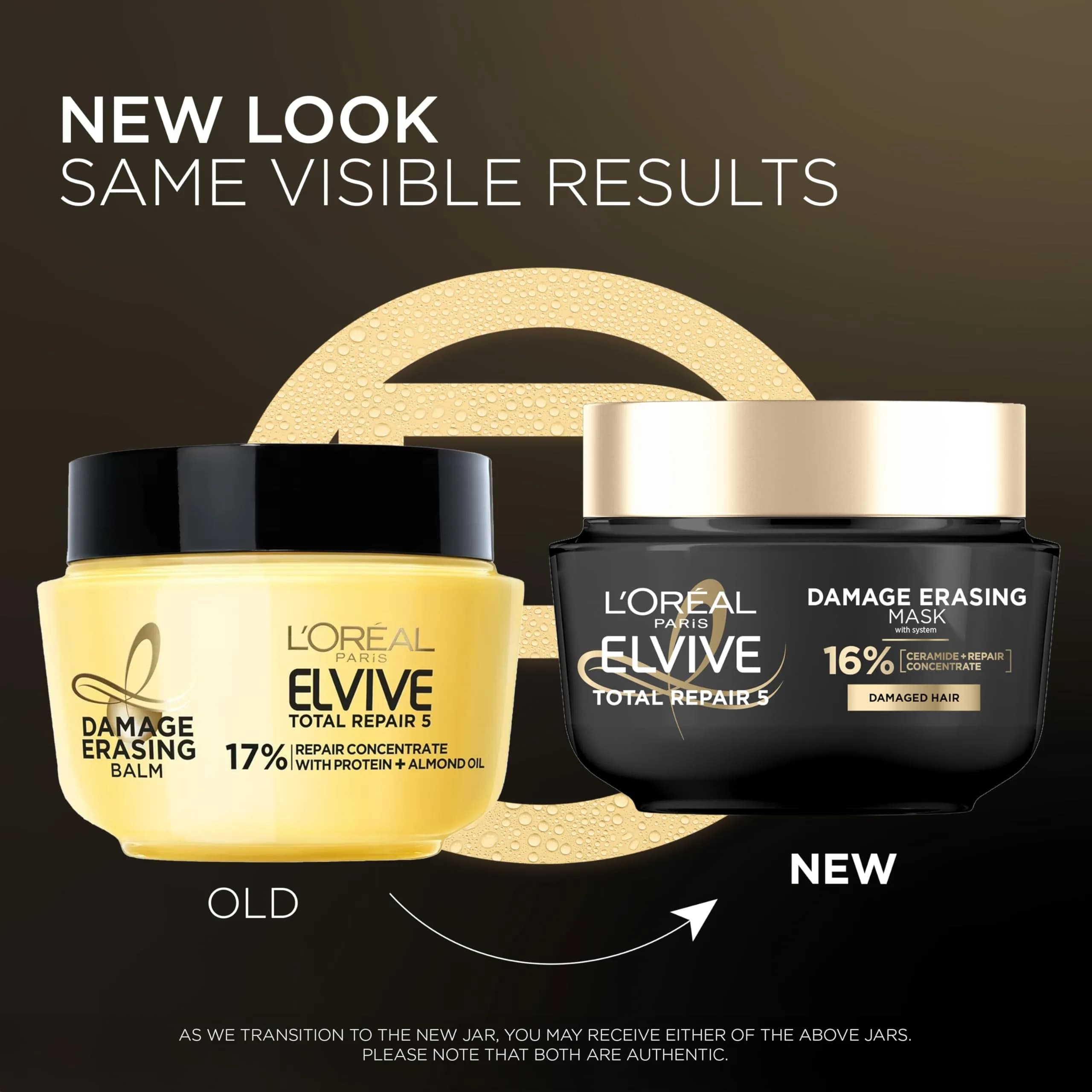 L'Oreal Paris Elvive Total Repair 5 Damage Erasing Balm Mask 250ml (8.5 fl oz) | Intensive Hair Repair Treatment - view 2