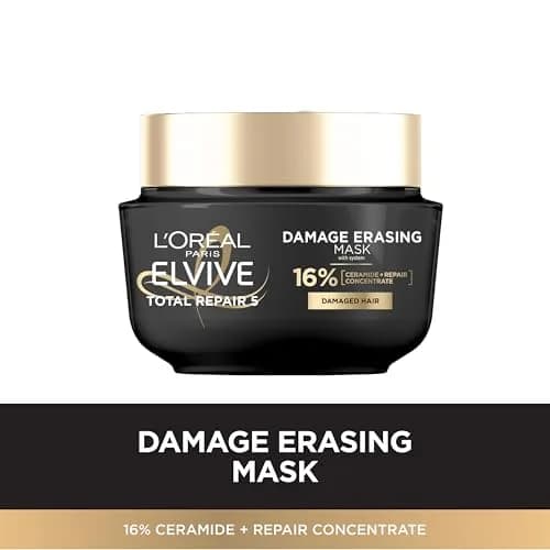 L'Oreal Paris Elvive Total Repair 5 Damage Erasing Balm Mask 250ml (8.5 fl oz) | Intensive Hair Repair Treatment thumbnail 3