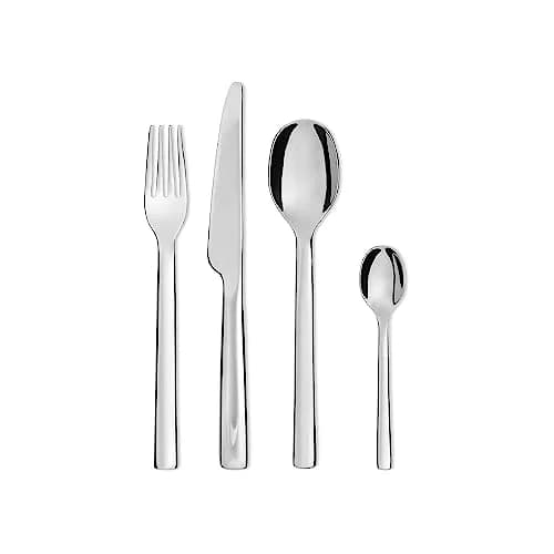 Alessi Ovale 24-Piece Cutlery Set | 18/10 Stainless Steel, Polished Finish thumbnail 1