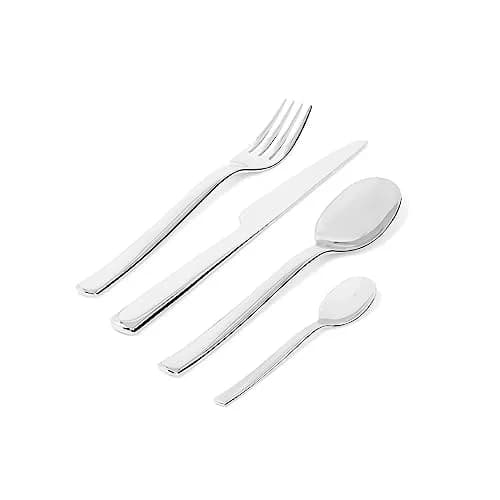 Alessi Ovale 24-Piece Cutlery Set | 18/10 Stainless Steel, Polished Finish thumbnail 2
