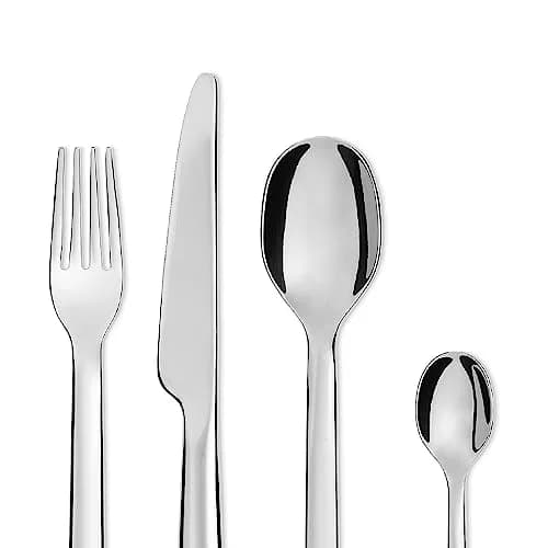 Alessi Ovale 24-Piece Cutlery Set | 18/10 Stainless Steel, Polished Finish thumbnail 3