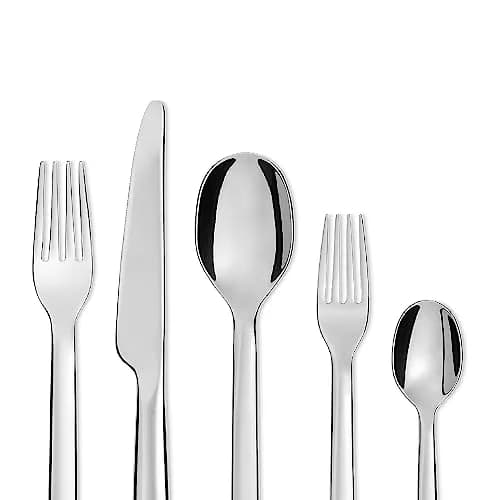 Alessi Ovale 5-Piece Cutlery Set 20 cm (7.87 in) | Designer Ronan & Erwan Bouroullec thumbnail 3