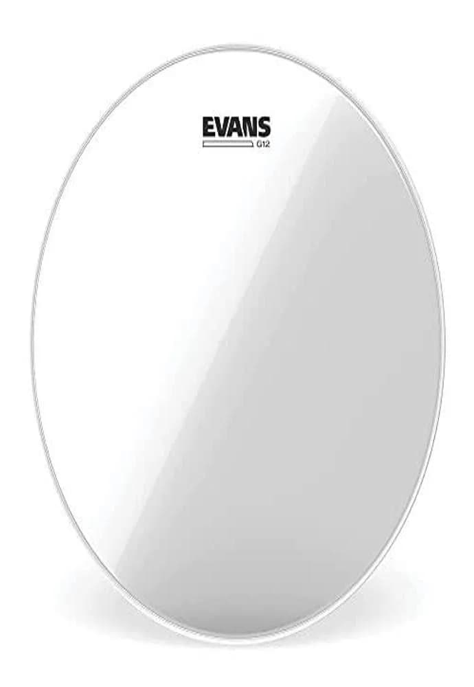 Evans Drum Heads - G12 Clear Tom Drumhead, 10 Inch | Deep tone & enhanced projection with USA quality - main product image
