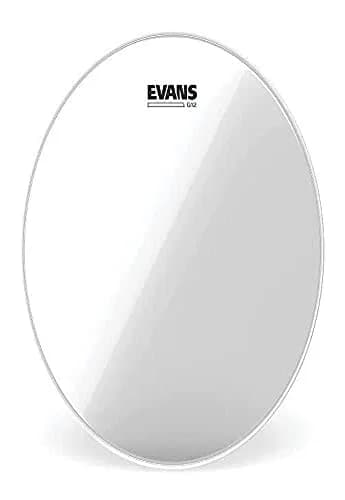 Evans Drum Heads - G12 Clear Tom Drumhead, 10 Inch | Deep tone & enhanced projection with USA quality thumbnail 1