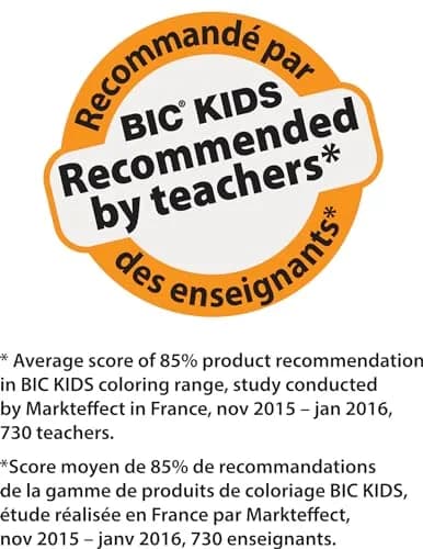 BIC Kids Kid Couleur Baby Colouring Pens 12 Pack | Ultra-Washable, Vibrant & Safe for 1+ thumbnail 8