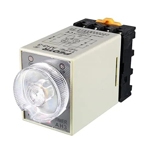 uxcell AC 110V 8P Delay Timer 0-60 Min | Industrial Automation Relay with LED Indicator thumbnail 1