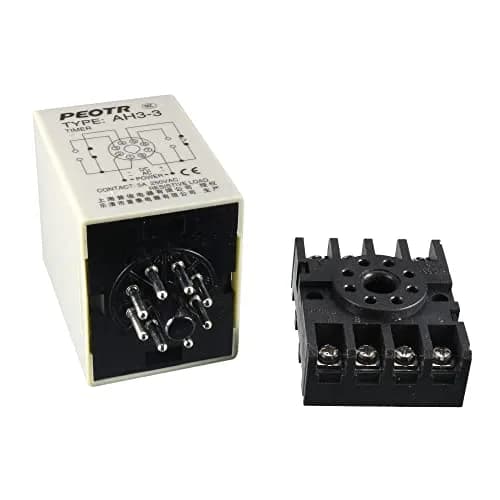 uxcell AC 110V 8P Delay Timer 0-60 Min | Industrial Automation Relay with LED Indicator thumbnail 4