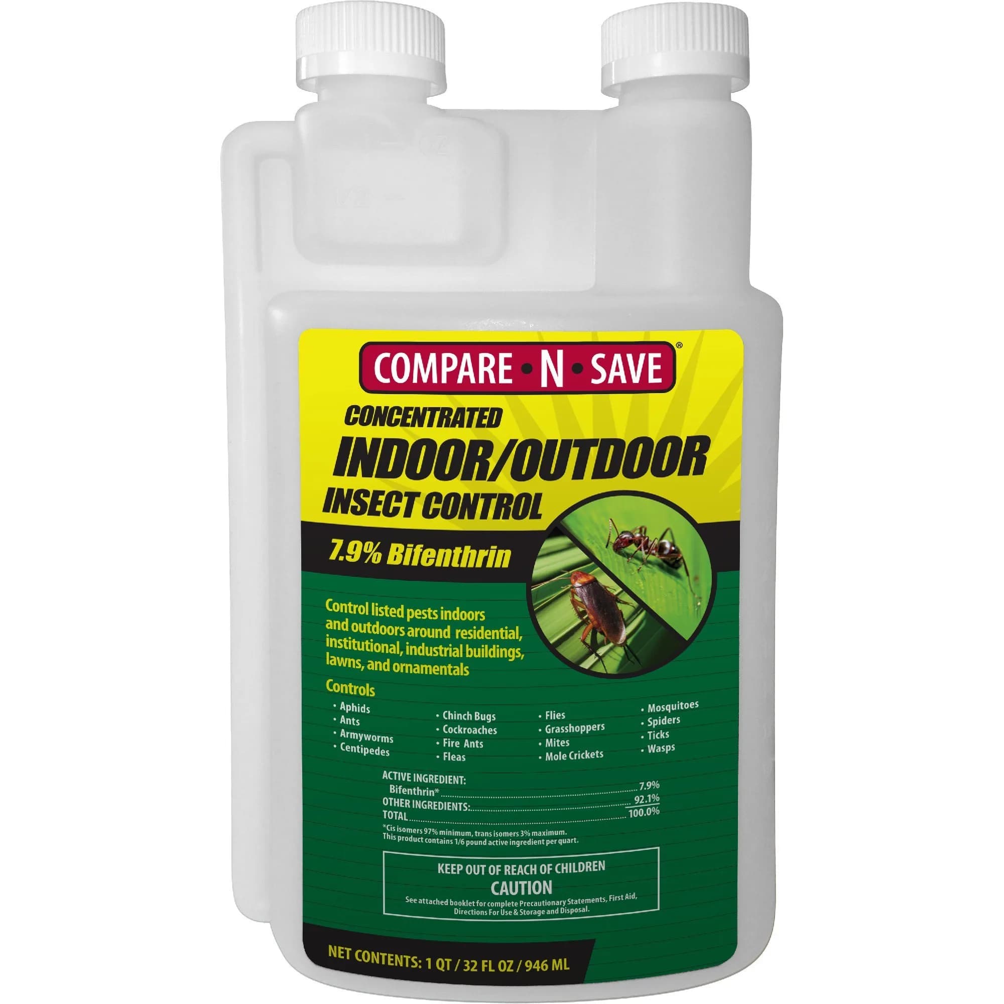 Compare-N-Save Concentrate Indoor & Outdoor Insect Control, 32 oz, Model Number: 75366 thumbnail 1