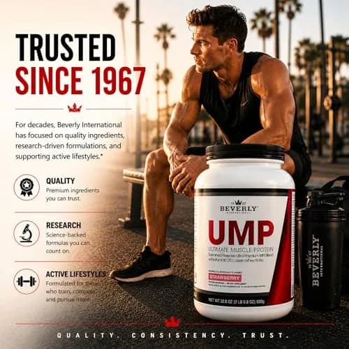 Beverly International UMP Protein Powder, Strawberry | Supports Lean Muscle & Fat Loss thumbnail 4