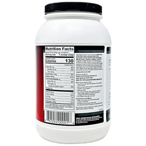 Beverly International UMP Protein Powder, Strawberry | Supports Lean Muscle & Fat Loss thumbnail 2