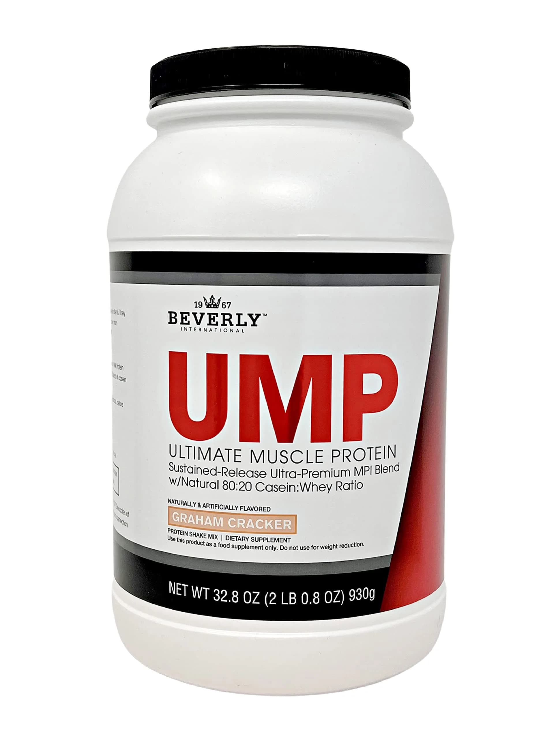 Beverly International UMP Protein Powder, Graham Cracker, 32.8 oz | Supports Lean Muscle & Fat Burn