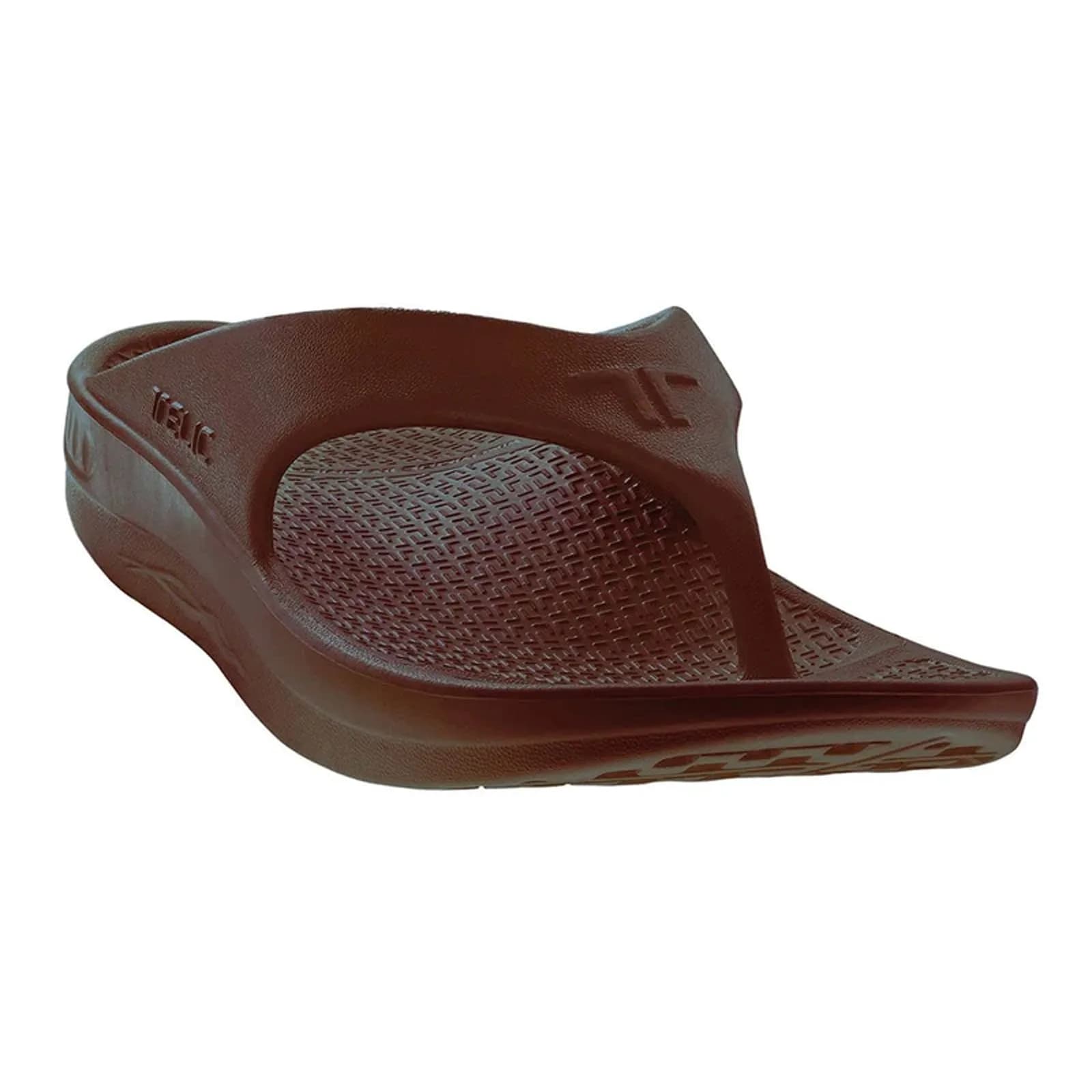 Telic Unisex Adult Energy Flip Flop, Espresso Brown, 10 Women/9 Men | Supportive, Waterproof, Post-Workout Recovery