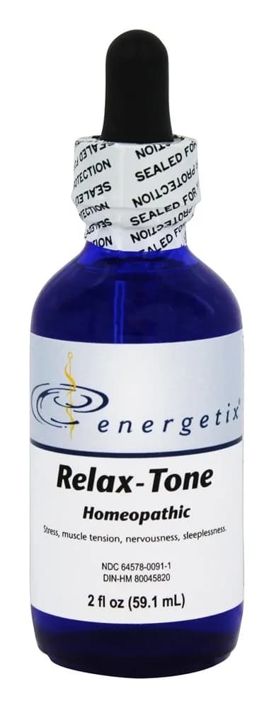 Energetix Relax-Tone Homeopathic Oil 2 Fl Oz | Supports Relaxation & Stress Relief