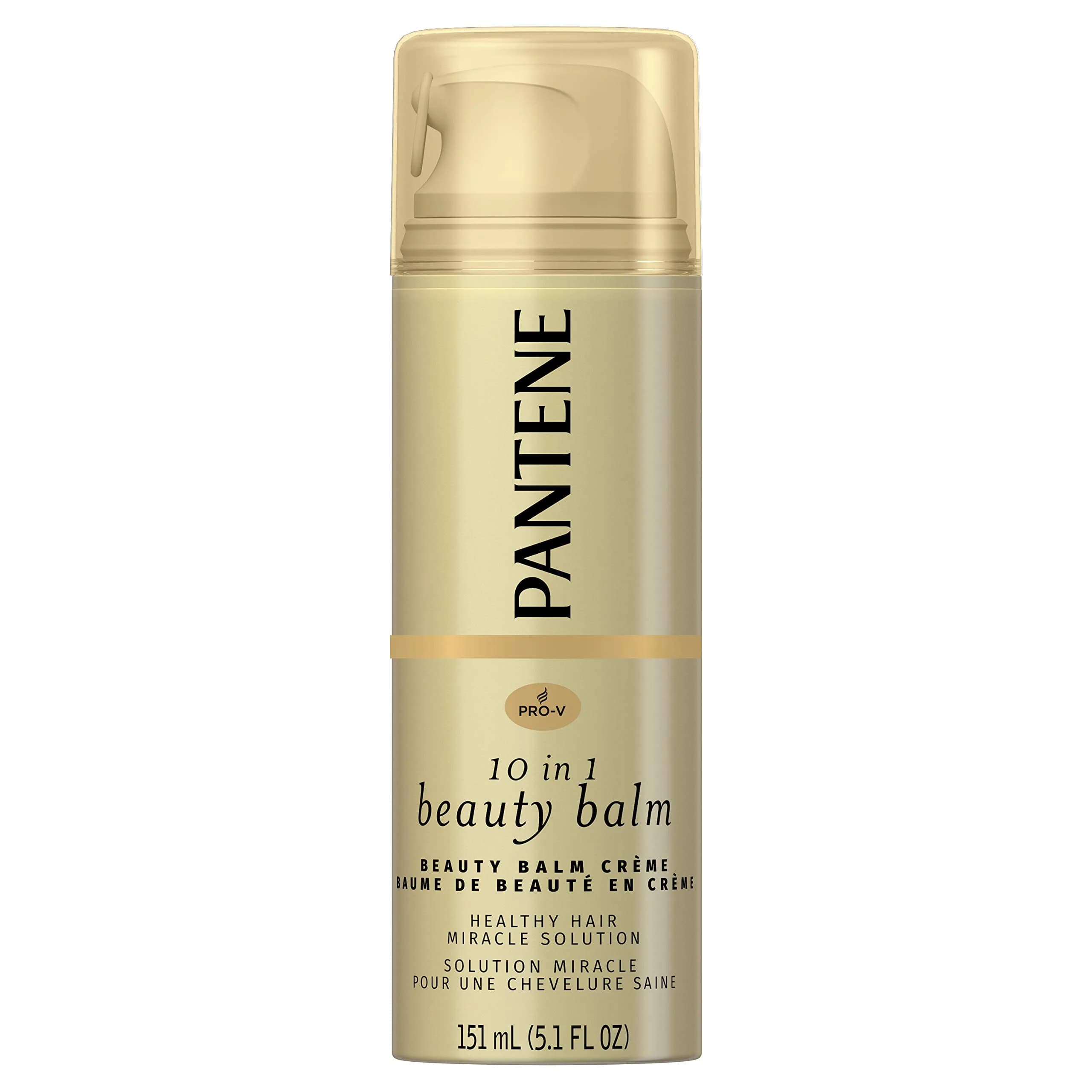 Pantene Pro-V Ultimate 10 Beauty Balm Crème for Hair 5.1 Fl Oz | Nourishing Leave-In Treatment for Frizzy Hair — Beauty Balm