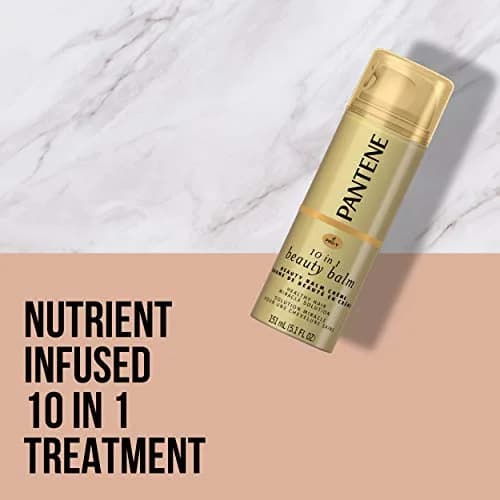 Pantene Pro-V Ultimate 10 Beauty Balm Crème for Hair 5.1 Fl Oz | Nourishing Leave-In Treatment for Frizzy Hair thumbnail 3