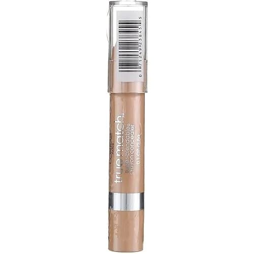 L'Oreal Paris True Match Super Blendable Crayon Concealer, Light/Medium Neutral, 0.003 kg (0.1 oz) | Customizable Coverage for All Skin Types thumbnail 5