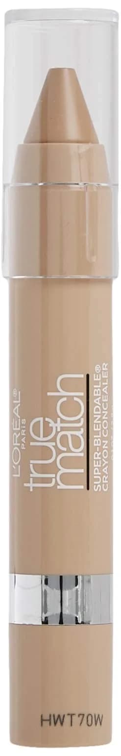 L'Oreal Paris True Match Super Blendable Crayon Concealer, Light/Medium Neutral, 0.003 kg (0.1 oz) | Customizable Coverage for All Skin Types - view 2